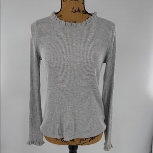 Gap Ribbed Long Sleeve Sweater Tee